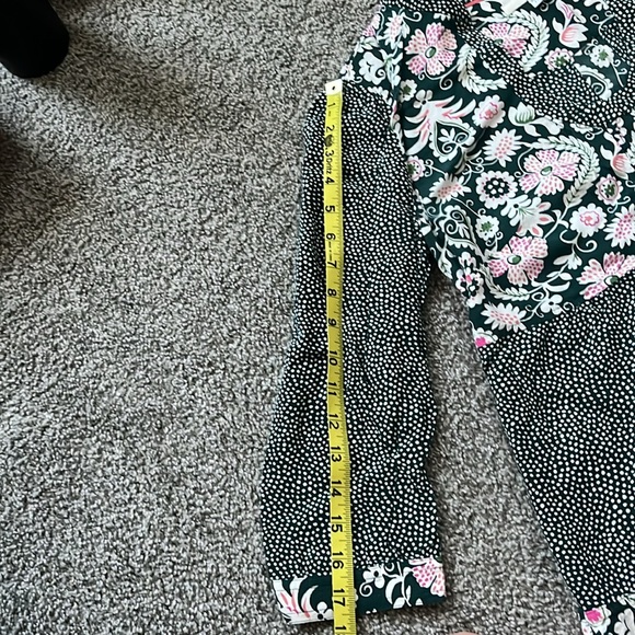 Boden Three Quarter Sleeve Floral Blouse size 8 - Picture 11 of 11
